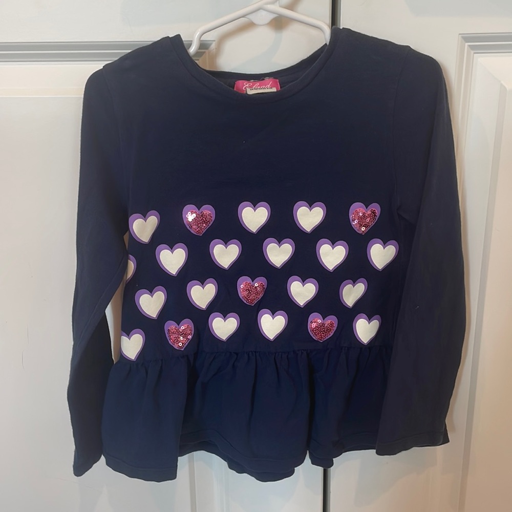 E-land Kids blue with hearts size 5